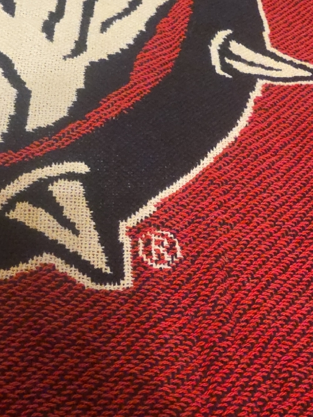 University of Georgia Red Bulldog Throw Blanket 67×50 Inches I Have 2 Of Them - Picture 9 of 10